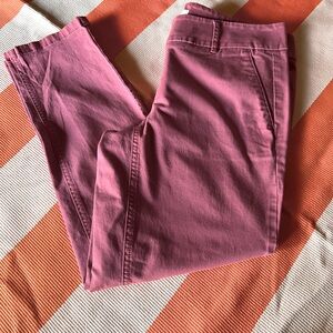 Ann Taylor Loft Size 8 Cropped Cigarette Chinos
